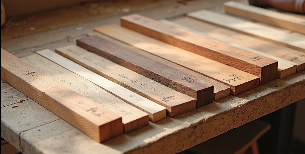 Diferentes tipos de madera